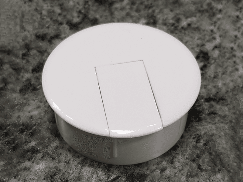 Alliance Plastics Grommet in White, 2-3/4"