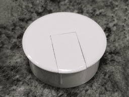 Alliance Plastics Grommet in White, 2-3/4"