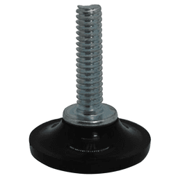 1-1/8" Light Duty Windsor Adjustable Glide with 1/4" - 20 Thread Size, Visible Plastic Base