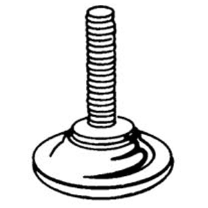 Superior Components Inc 1-1/8" Light Duty Windsor Adjustable Glide - Simple and economical guide with 1 1/8" base diameter