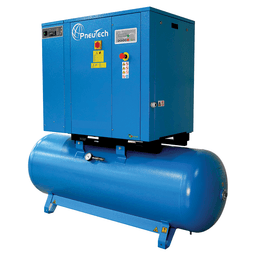 15HP Tank Mount Rotary Screw Air Compressor with Integrated Dryer Main - Image