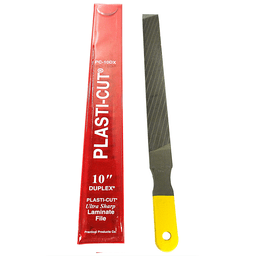 10" Plastic-Cut Duplex® Laminate File - Main Image
