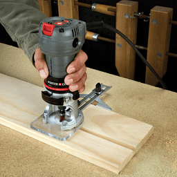 Porter Cable 4.5 Amp Laminate Trimmer - Quick Release Clips