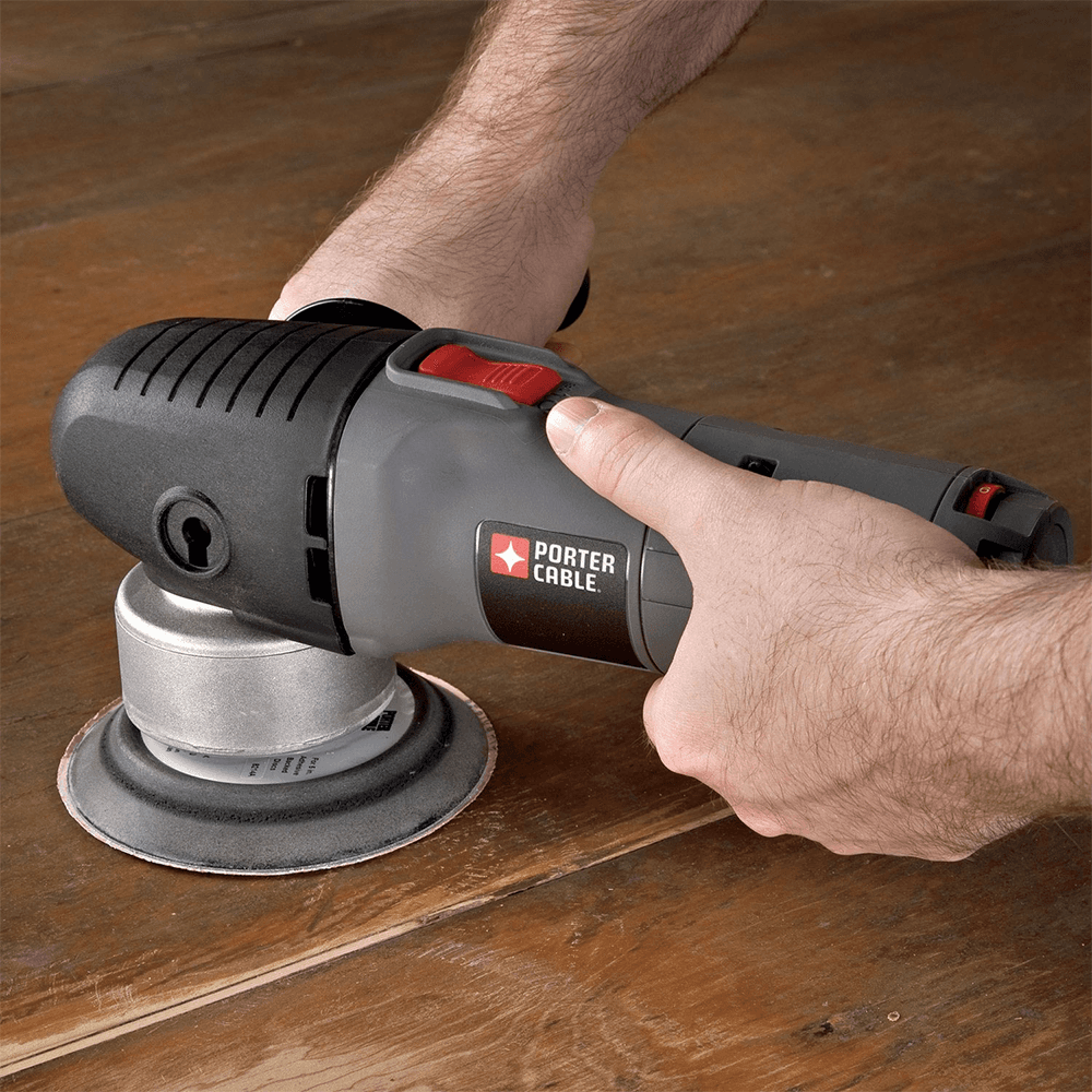 Electronic variable-speed dial 2,500-6,800 OPM on Porter Cable Sander