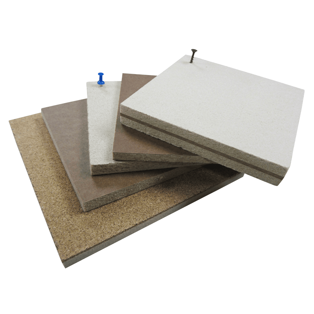 Tackable Fiberboard for Office Furniture Systems