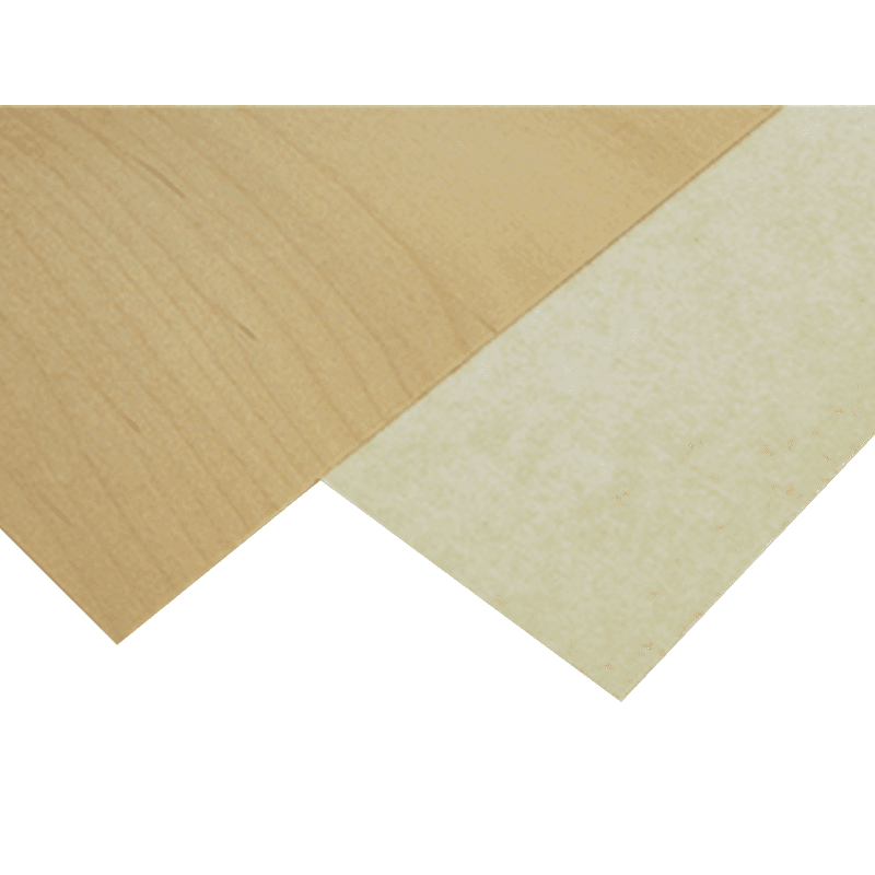 Durable and flexible PolyBak backing sheet in ivory finish