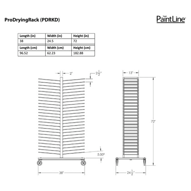 Pro 50-Shelve Door Drying Rack Alt 4 - Image