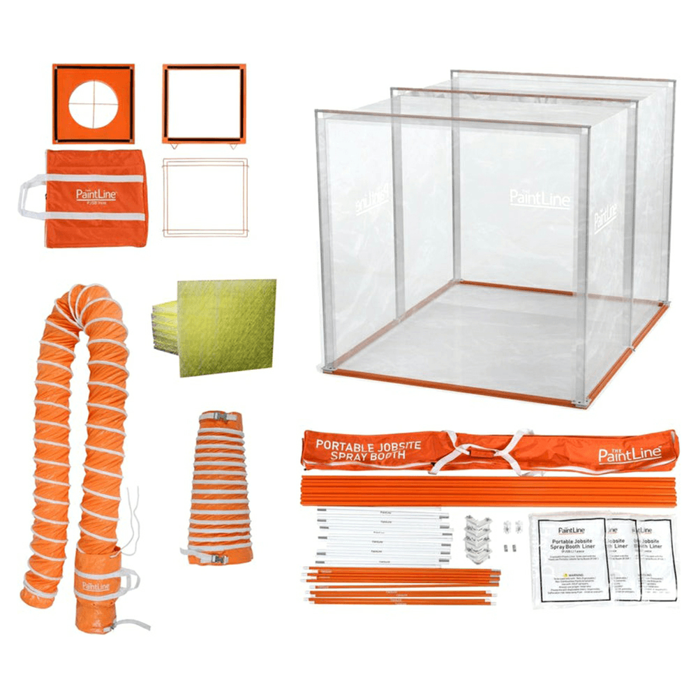 Standard Portable Jobsite Spray Booth Pro Bundle Kit Main - Image