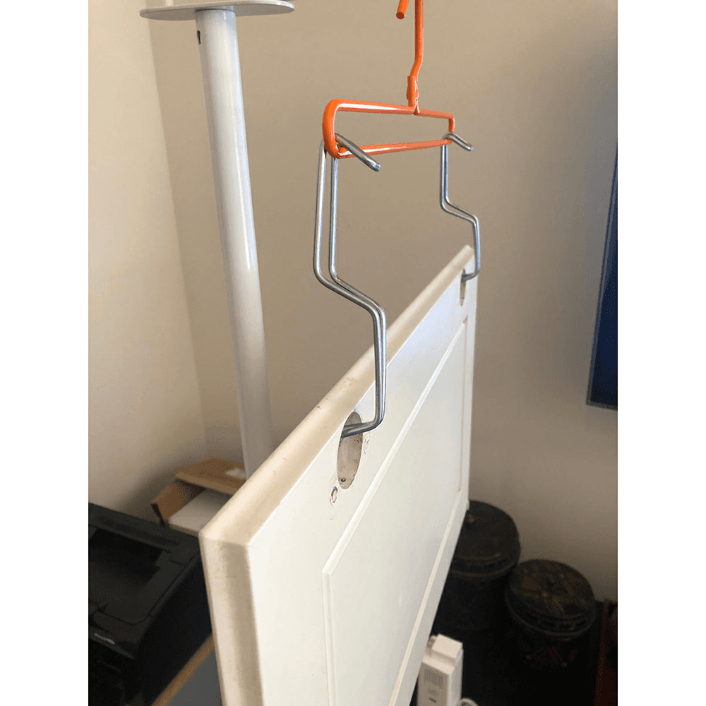 ProDryingRack SD Euro Finishing Clip Hinge Hook, Silver (100/Pack) Alt 4 - Image