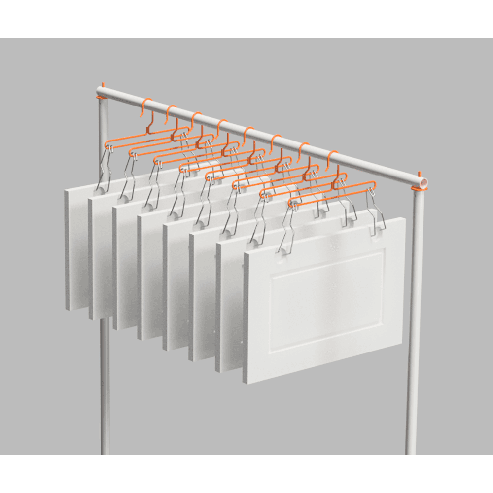 ProDryingRack SD Standard Hanger, Orange (50/Pack) Alt 4 - Image