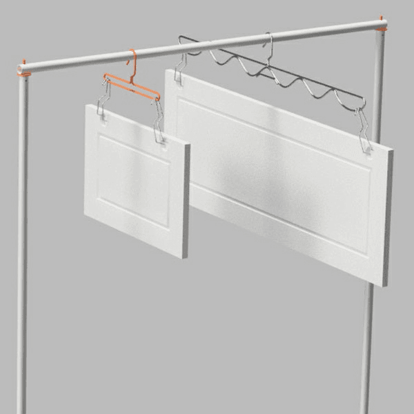 ProDryingRack SD Wave Hanger, Silver (20/Pack) Alt 3 - Image
