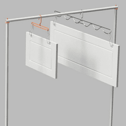 ProDryingRack SD Wave Hanger, Silver (20/Pack) Alt 3 - Image