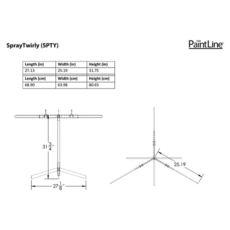 SprayTwirley Replacement Spike with Paint Pyramids (3/Pack) Alt 5 - Image