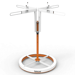 SprayTwirly Heavy Duty Rotating Spray Table, Orange/White Main - Image