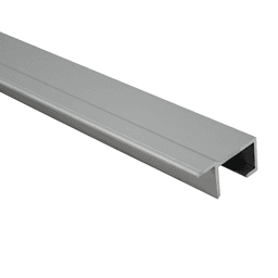 6'' Extruded Aluminum Drawer Pull for 11/16" Material, Straight - Paramount Extrusions