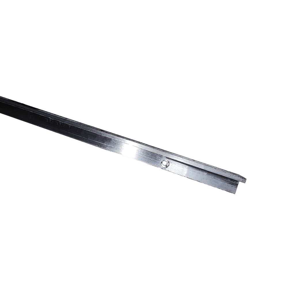 21" Hanging File Rail, with Holes, L-Shaped, 1/2" x 1/2", Aluminum - Main Image