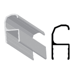Sturdy 8'''' aluminum garage handle from Paramount Extrusions