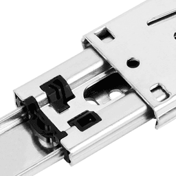 Lever Disconnect Unhanded Drawer Slide for Frameless and Face Frame Applications