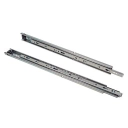 PRO 2.0 Drawer Slide - Full Extension - 100lb Capacity - Bright Zinc - 12"