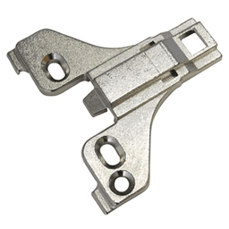 Cam Adjustable Face Frame Mounting Plate, Nickel-Plated, Screw-On, 0mm - Alt Image 1