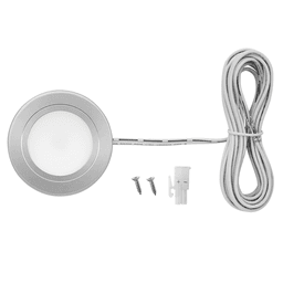 Pro R521 3W Cool White 5 Light Puck Kit, Nickel - Energy Efficient
