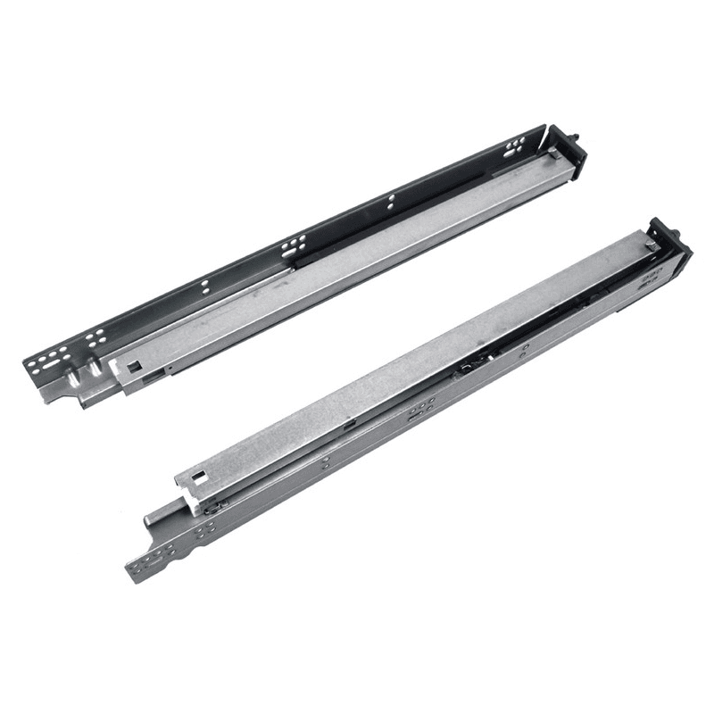 Silent System and Slotted Mounting Holes for Depth Adjustment - W&uuml;rth PRO600 Drawer Slide