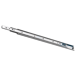 PRO80 Drawer Slide - Full Extension, 80lb Capacity, Side-Mount, Bright Zinc Finish