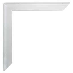 12" Aluminum Counter & Support Bracket, Powder Coat White Finish-Main Image