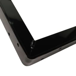 24" Aluminum Counter & Support Bracket, Powder Coat Black Finish-Alternate View