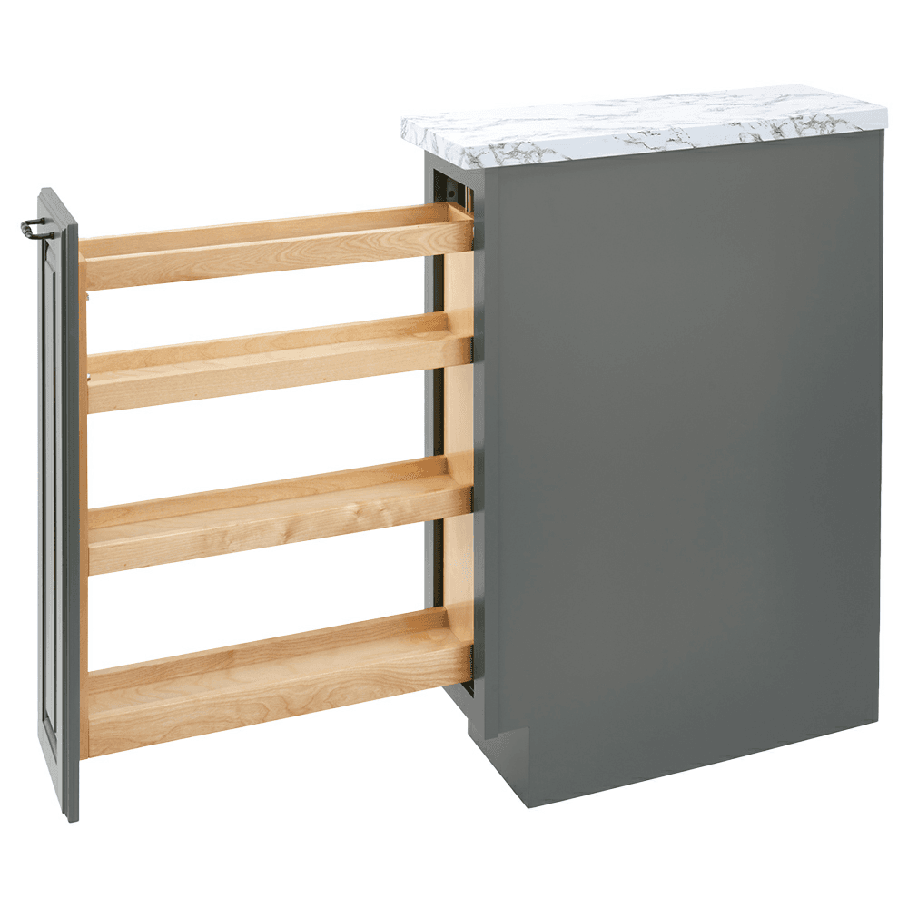 8-1/2" 3-Shelf Base Organizer Pull-Out with Soft-Close - Alt Image 3