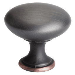 Weathered Nickel Round Knob with Classic Design for Timeless Interiors