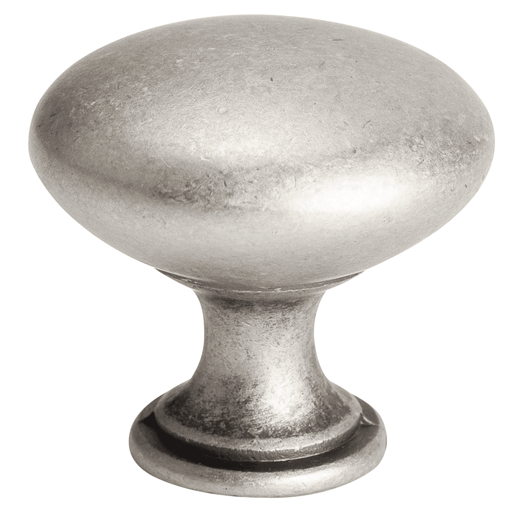 29mm Classic Round Knob in Weathered Nickel Finish for Classic Interiors