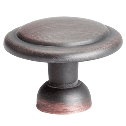 1-3/8" Classic Round Knob in Oil-Rubbed Bronze by Pro