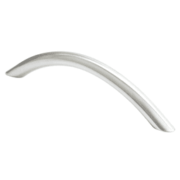 128mm Pro Commercial Arch Pull - Sleek Satin Nickel Finish