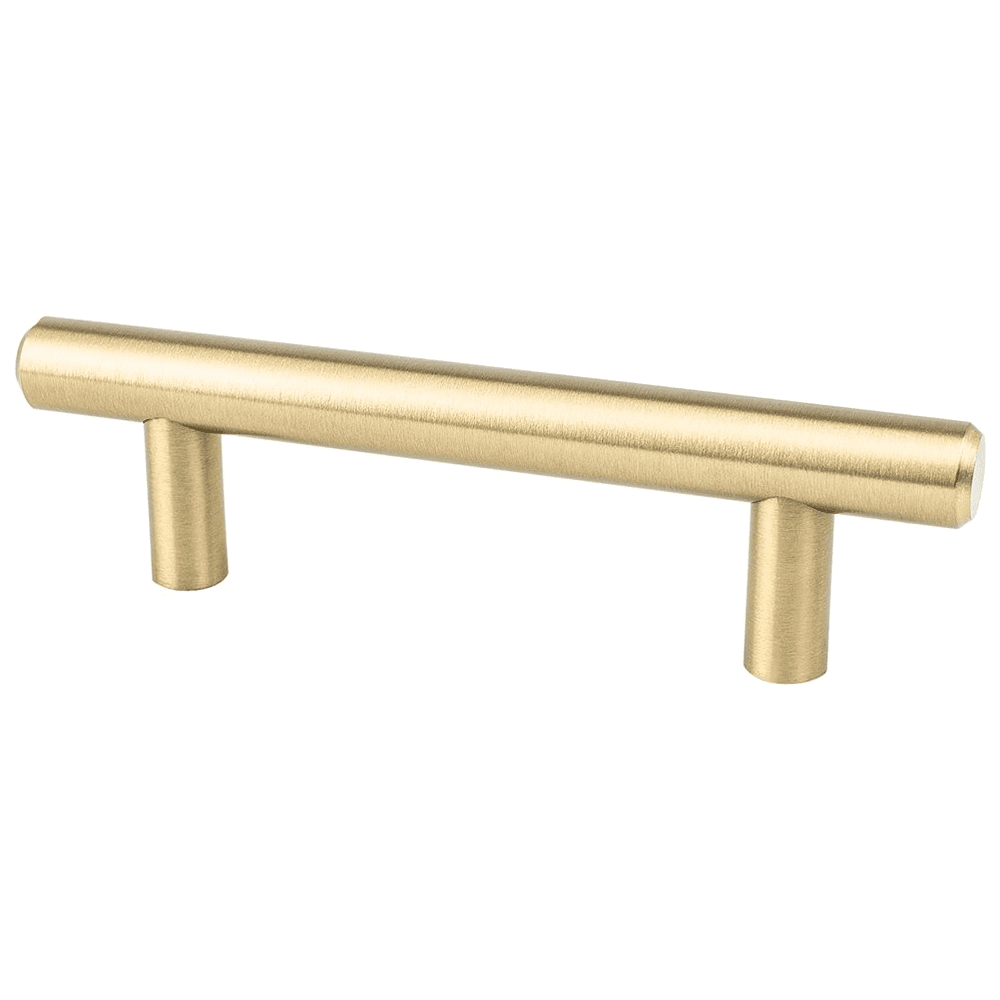 Modern and Sleek Berenson Hardware T-Bar Pull in Satin Champagne