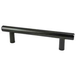 Berenson Hardware - Commercial Cabinet Pull - 3-25/32" - Satin Black