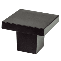 Pro 1-5/32" Mod Square Knob in Satin Champagne Finish