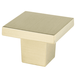 Mod Collection Square Knob with 9/16" base diameter and 8-32 x 1" screw size
