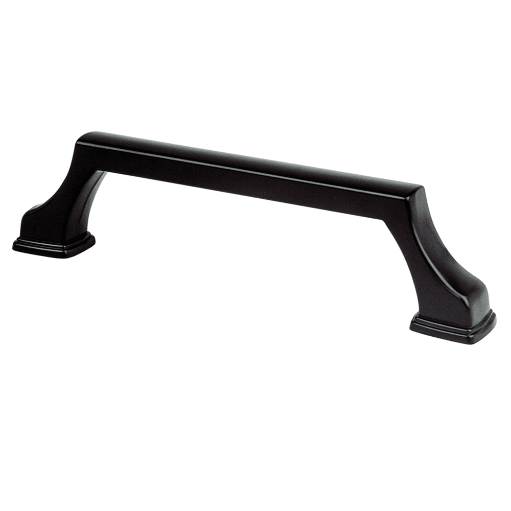 Satin nickel bar pull with 5/8" base diameter and 8-32 x 1" screw size