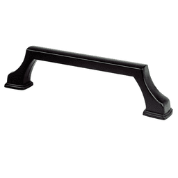 Satin nickel bar pull with 5/8" base diameter and 8-32 x 1" screw size