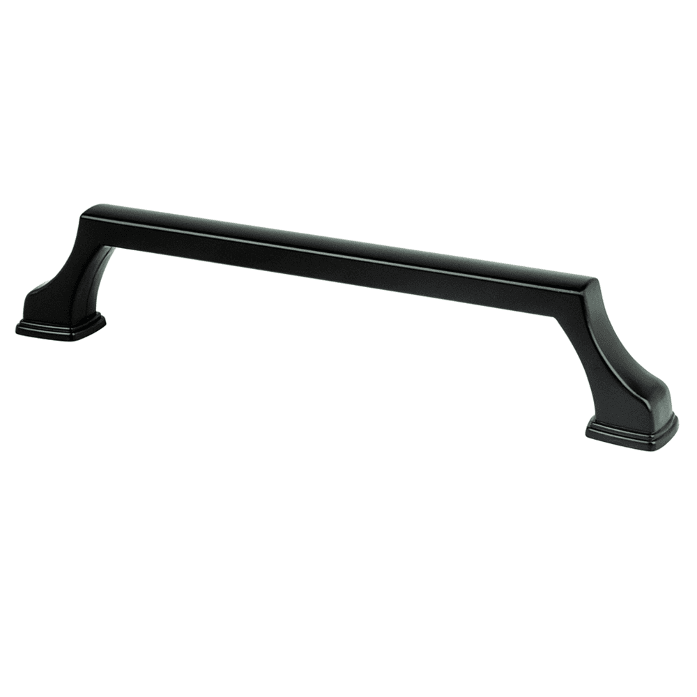 Satin champagne 128mm bar pull with 5/8" base diameter, screw size 8-32 x 1"