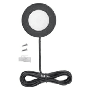 Pro LED 3W Warm White Puck Light in Black - 100 Degree Beam Spread