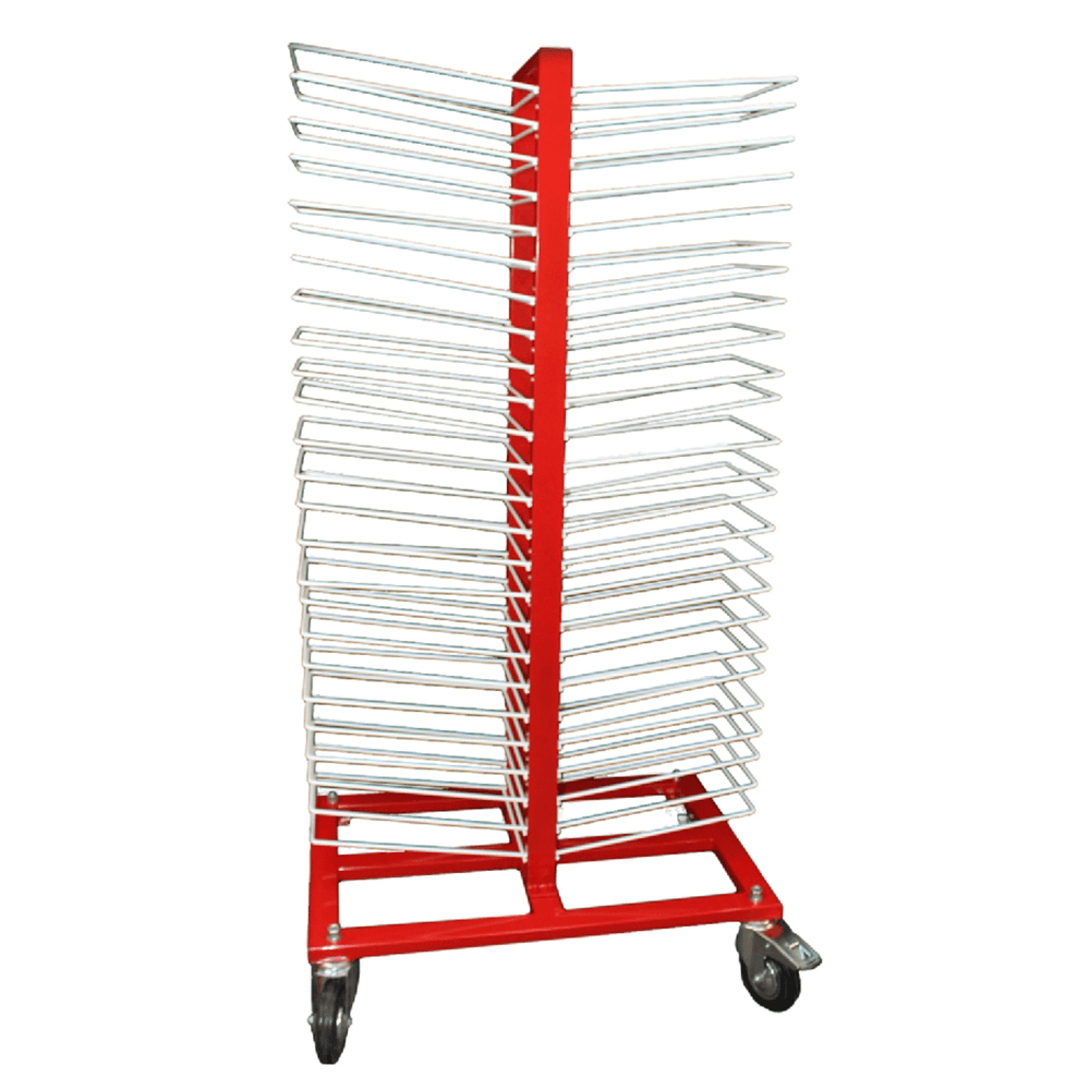 Heavy-Duty Panel Rack with 1,580lb Capacity and 50 Shelves