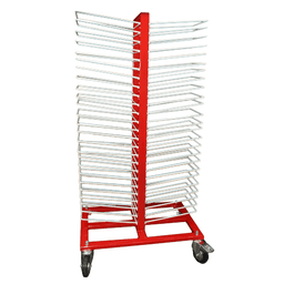 Heavy-Duty Panel Rack with 1,580lb Capacity and 50 Shelves
