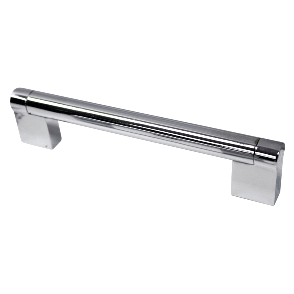 Pro Premier T-Bar Pull, Polished Chrome 5-1/32" - Close-up View