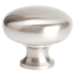 Get a close-up view of the Pro Premier Plain Round Knob in Satin Nickel