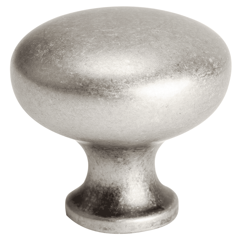 Elegant Weathered Nickel Knob for Cabinets and Drawers