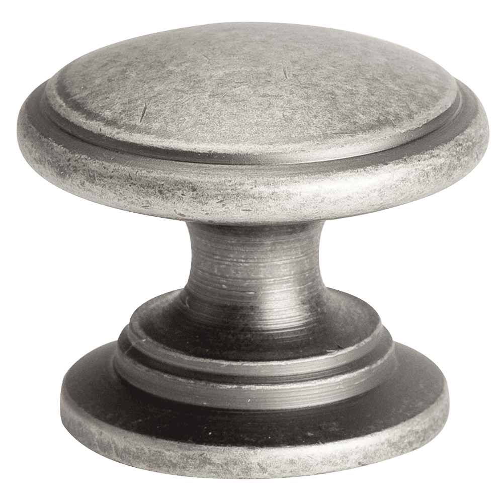 Premier Round Knob in Weathered Nickel - 1-1/4" size - Pro