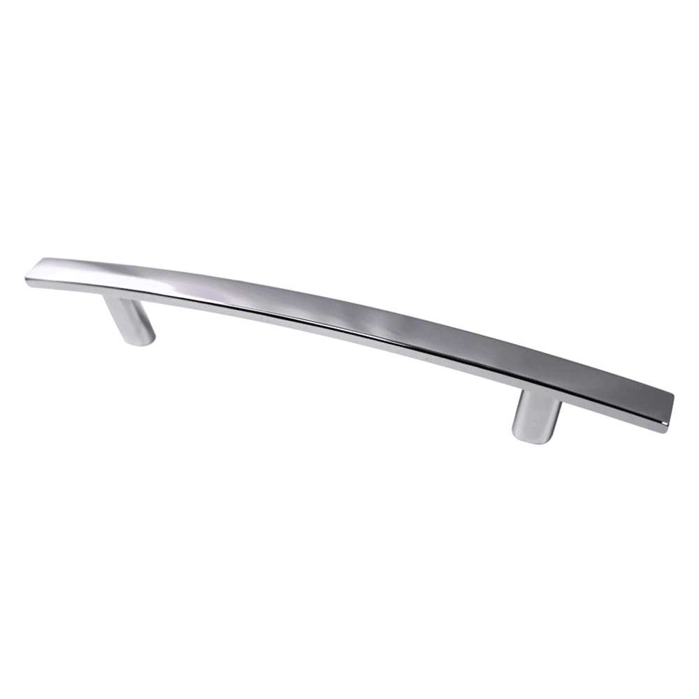 Pro 128mm Select Bar Pull in Polished Chrome - Close-up View