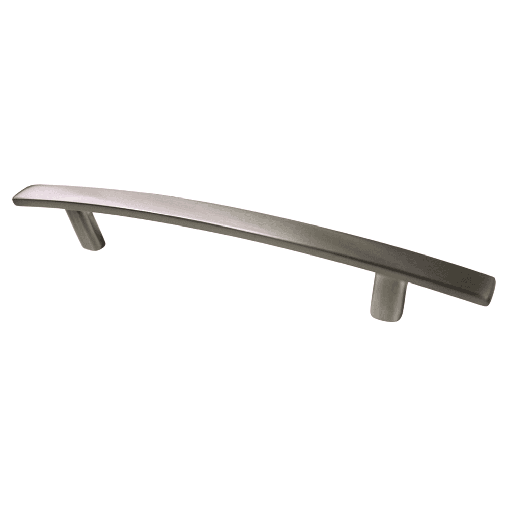 128mm Select Bar Pull, Satin Nickel - Front View